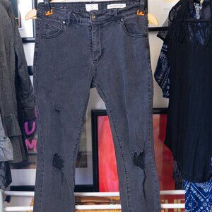 Cotton-On midgraze black skinny jeans